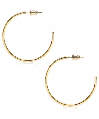 Gold Hoop Earrings for Women,18k Plated Gold Lightweight Thin Hoop Earrings 20mm/30mm/40mm Gold $7.50 Earrings